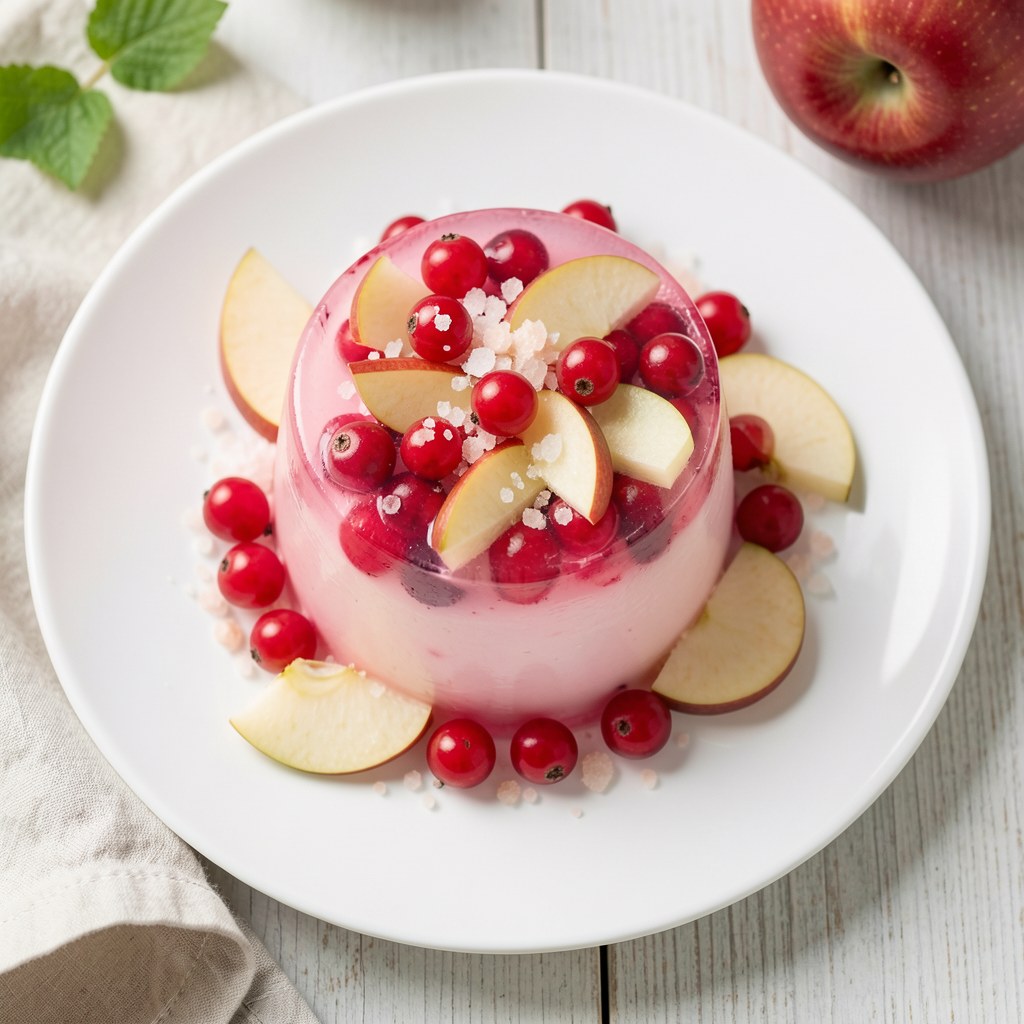 Galaretka agrstowo- truskawkowa.