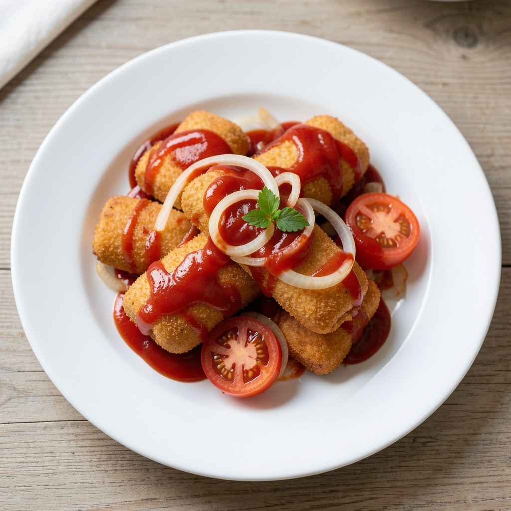 Parówki z ketchupem