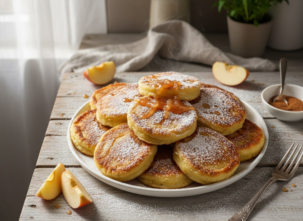 Racuszki z jabłkami