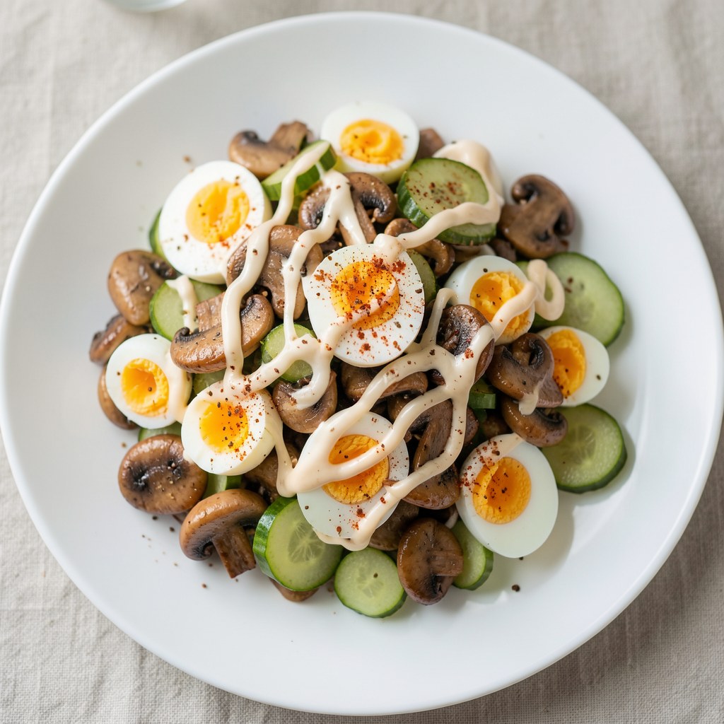 Pieczarki ostro-kwaśne