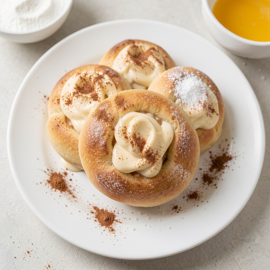 Drożdżówki z jabłkiem