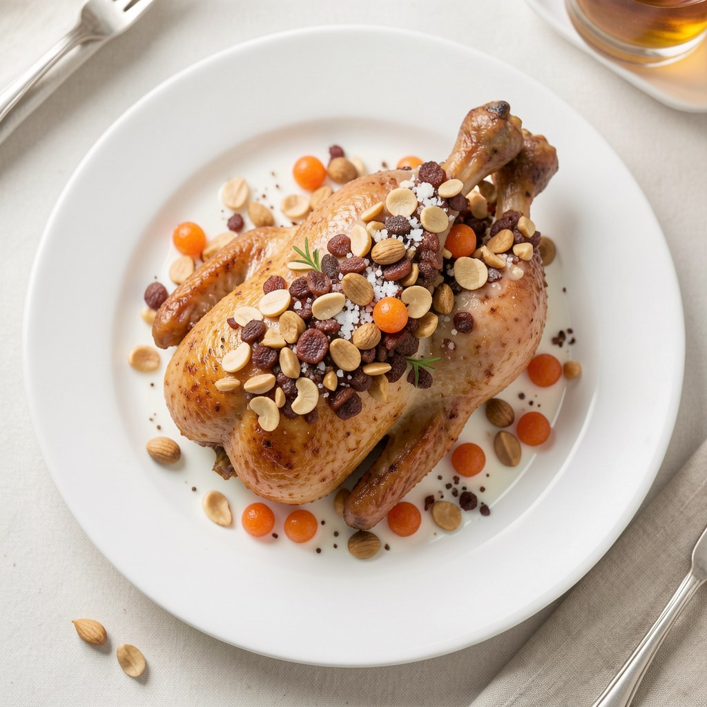 Kurczak nadziewany na słodko