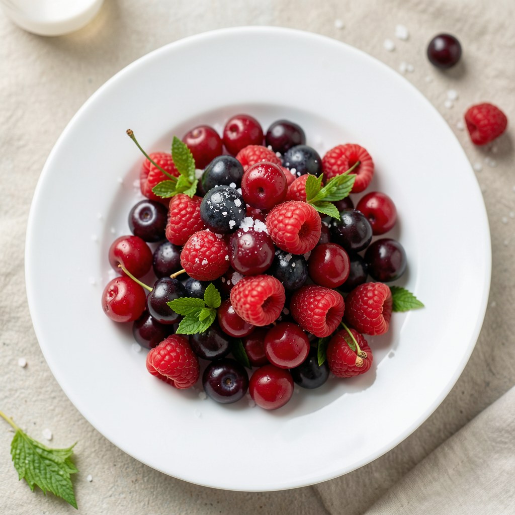 Letnia nalewka z truskawek i czeresni