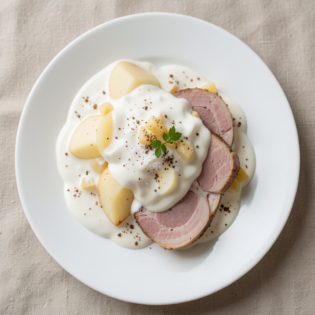 sos chrzanowo-jablkowy