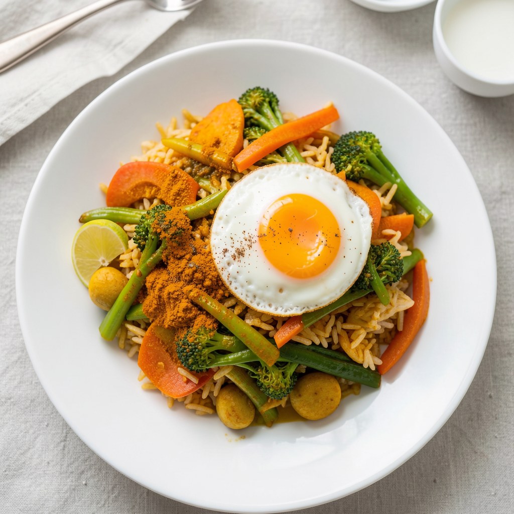 Ryż smażony z warzywami