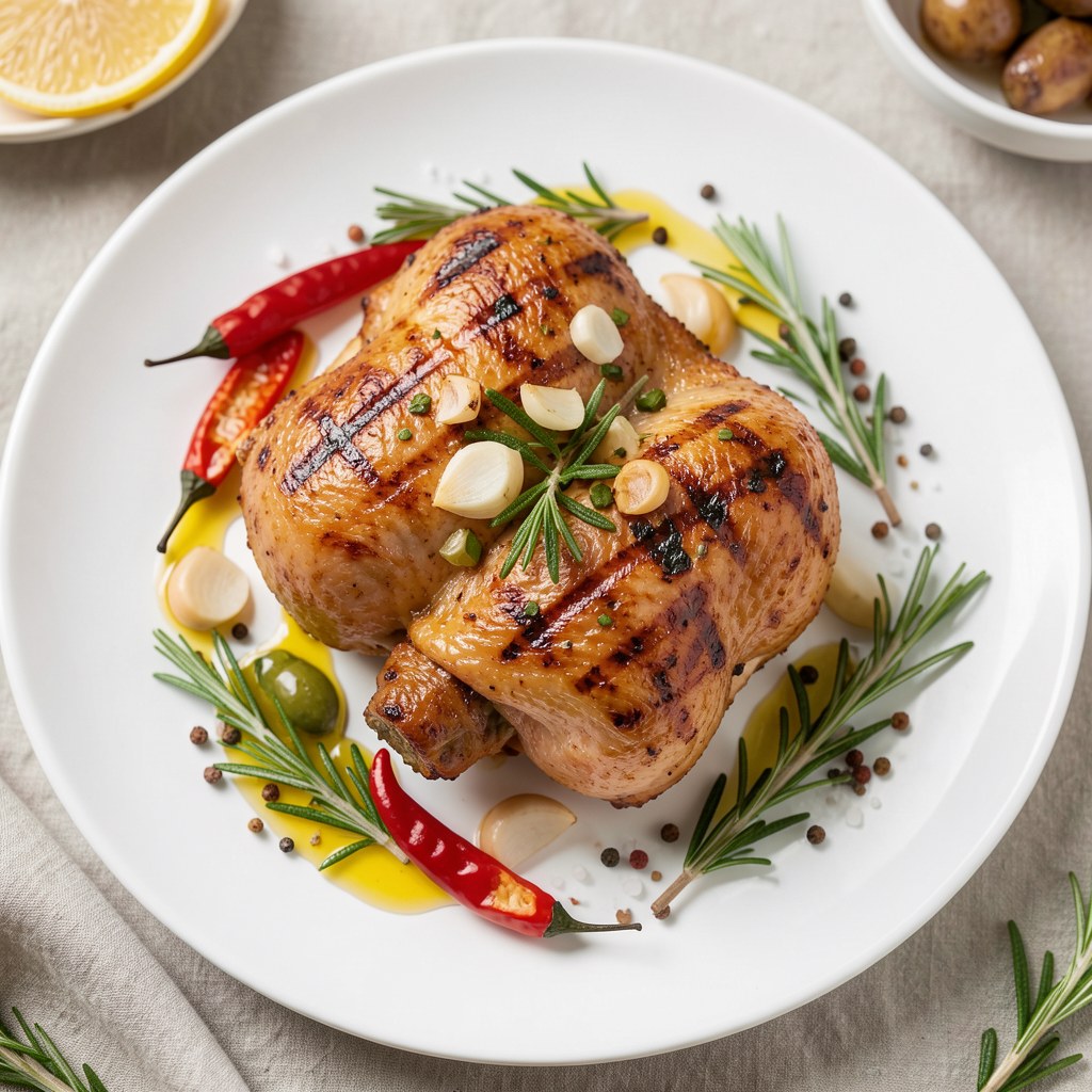 Miodowy kurczak z grilla