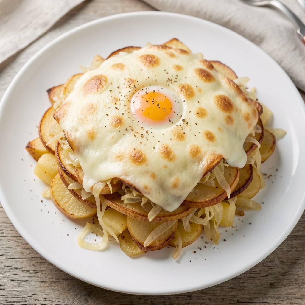 zapiekanka z ziemniakow i kiszonej kapus