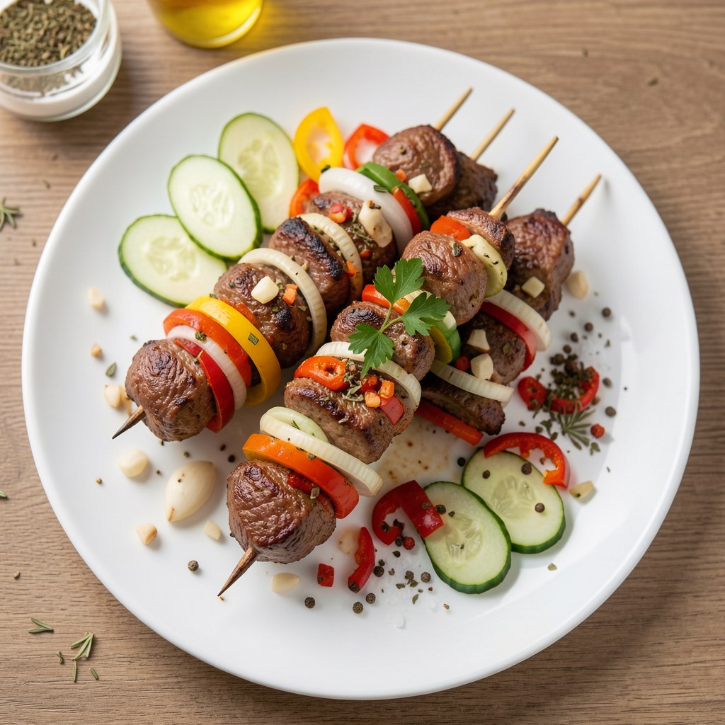 Szaszłyki z polędwiczki wieprzowej