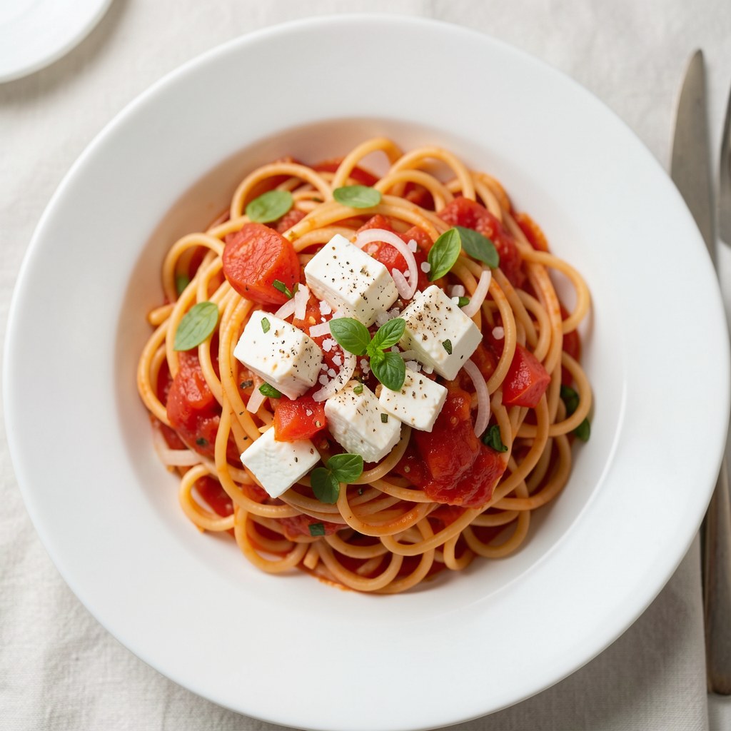 pasta twarogowo-pomidorowa