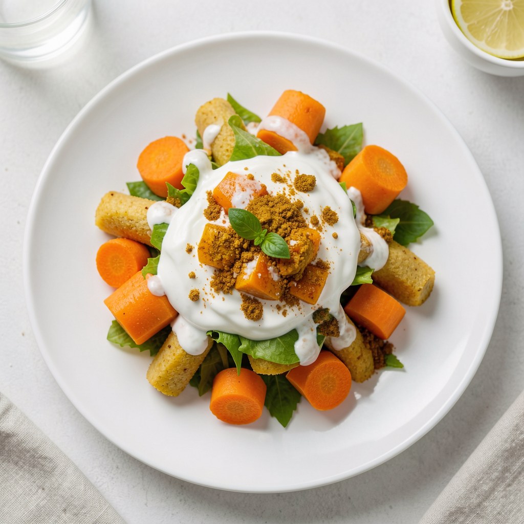 Kalarepka z marchewką i brzoskwinią