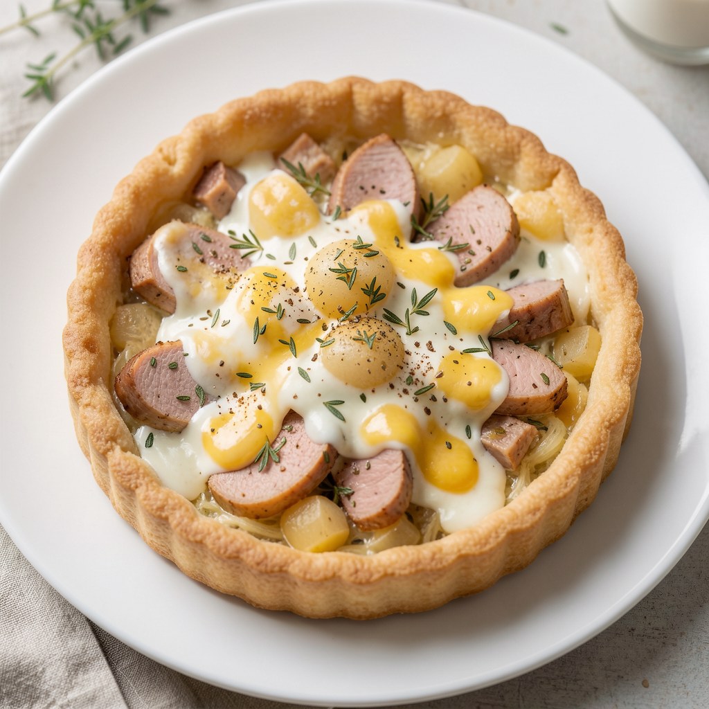 Tarta z farszem porowym