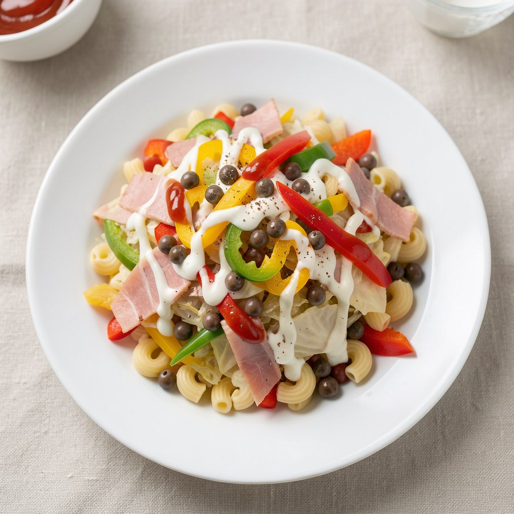 Sałatka z makaronem