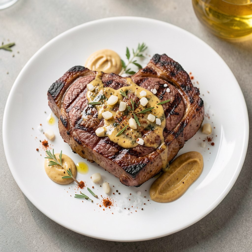 Steki z łopatki z grilla