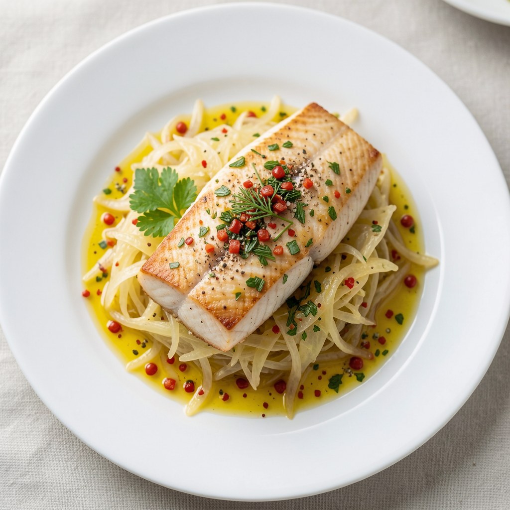 Łosoś w ostrym sosie