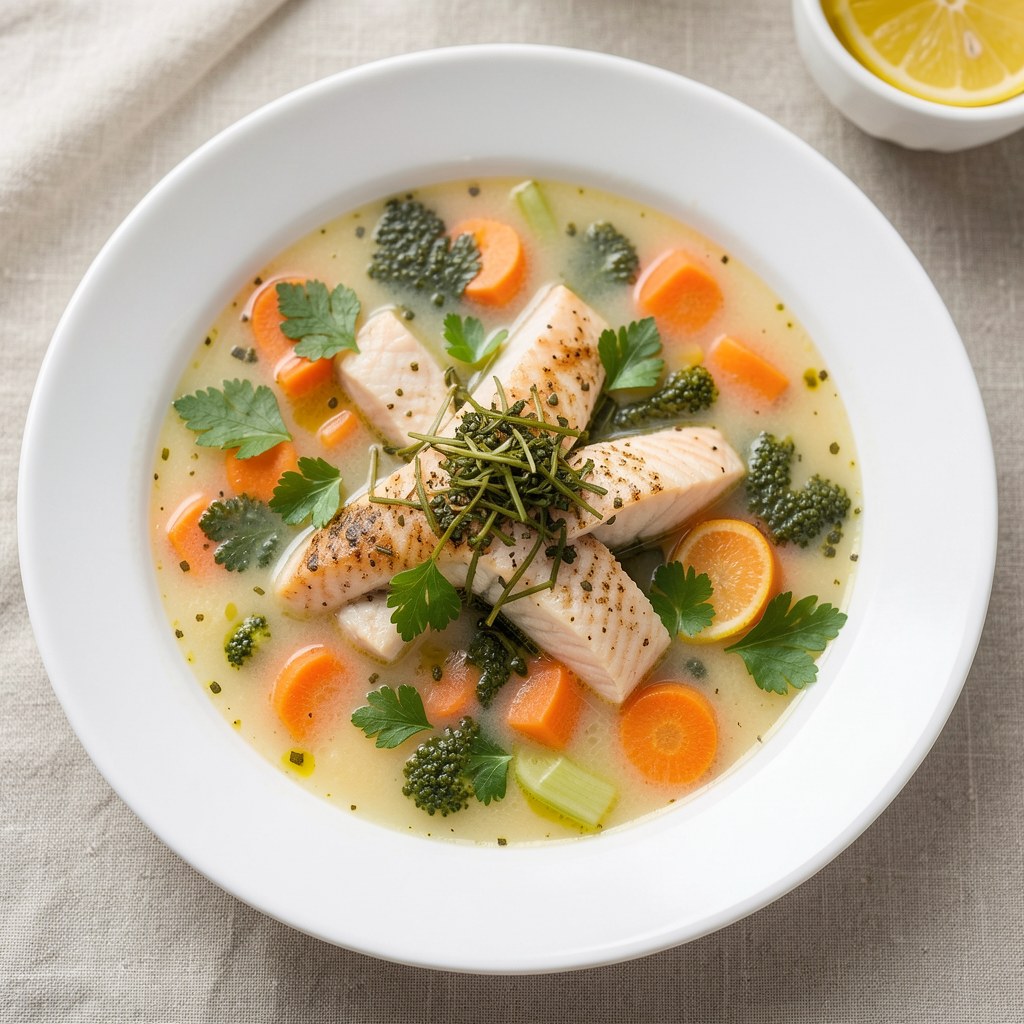 Zupa łososiowa