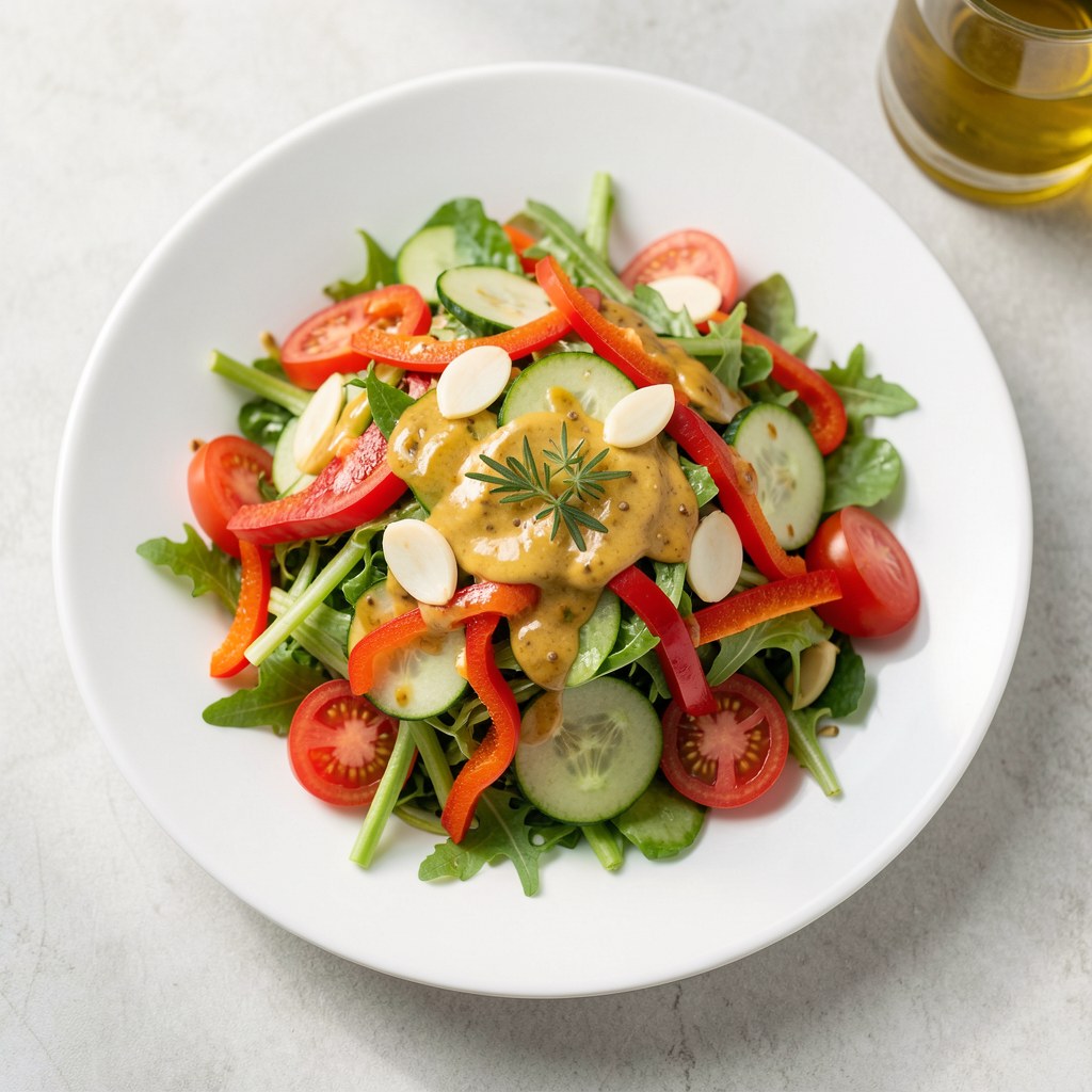 Sałatka z rzodkiewką w sosie francuskim