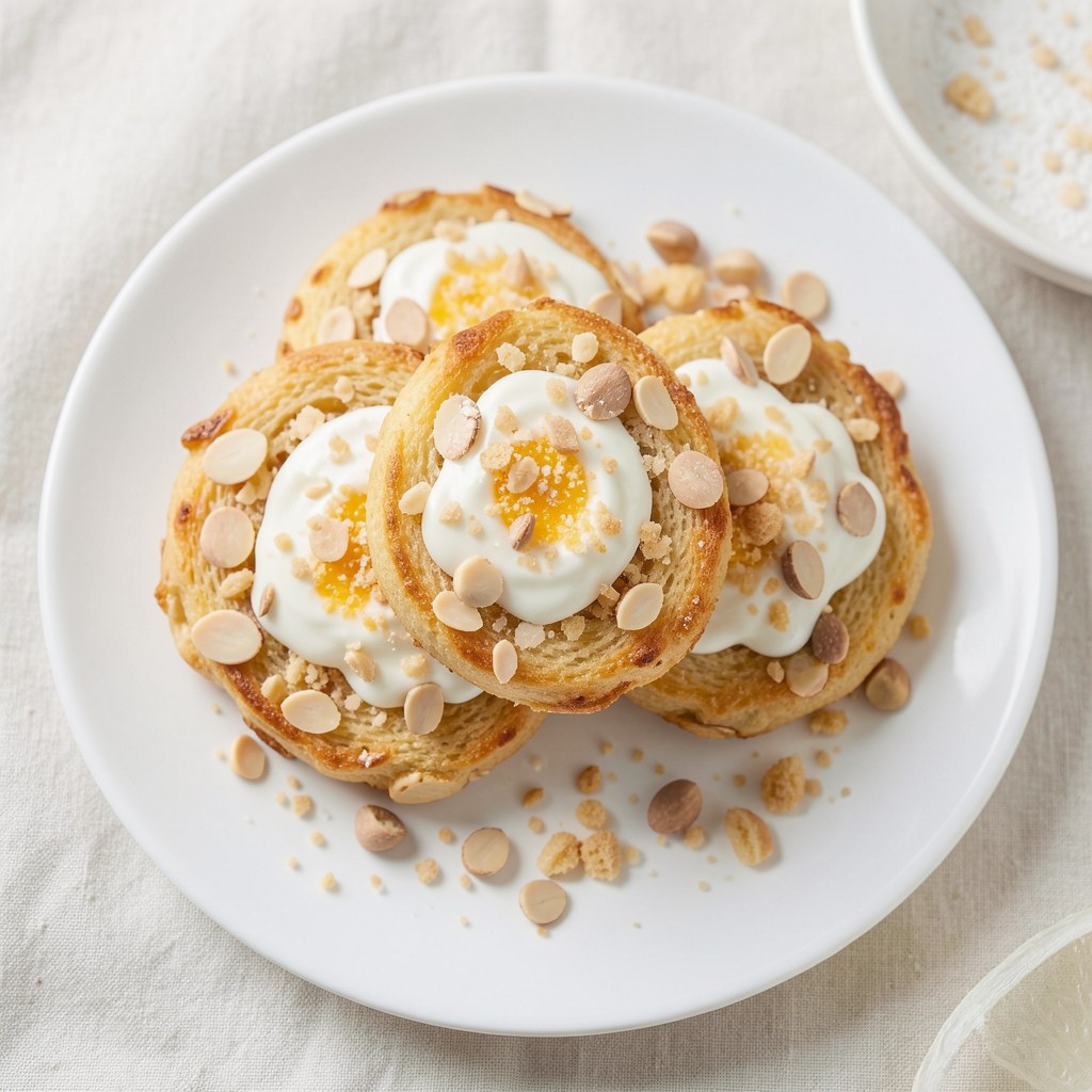 Obwarzanki migdałowe