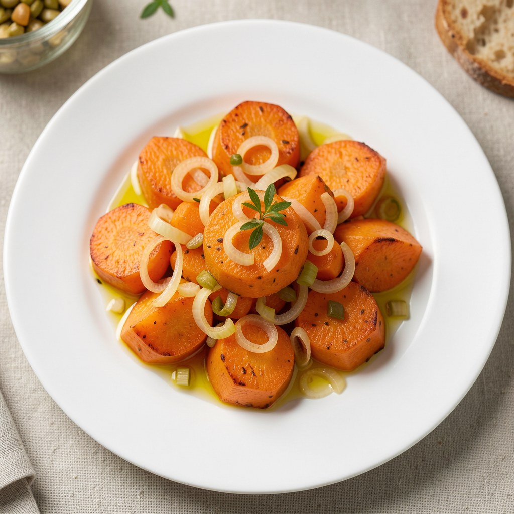 Pieczone marchewki (do obiadu)