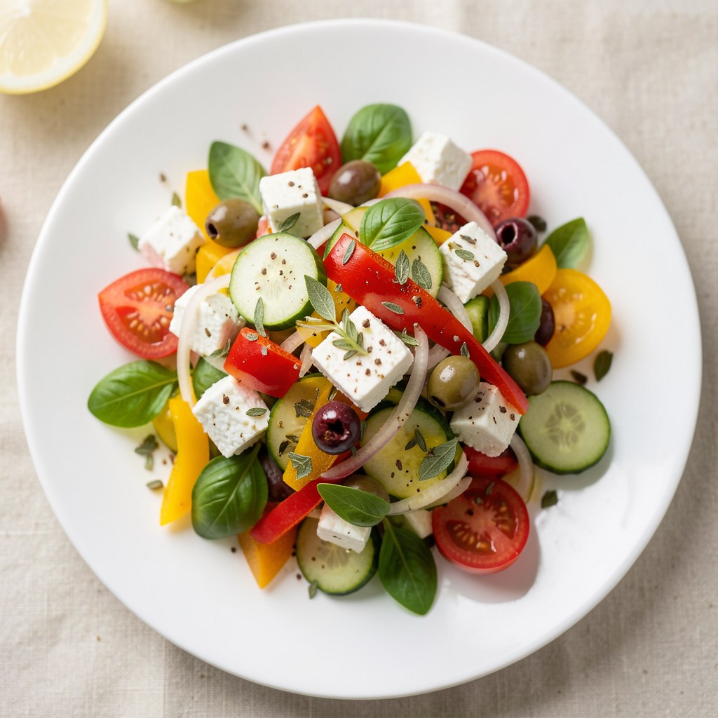 Sałatka z serem feta