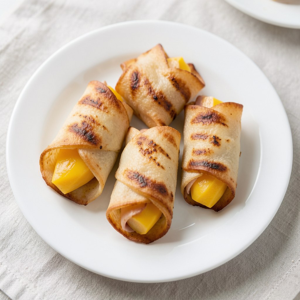 Parówki z boczkiem i z serem