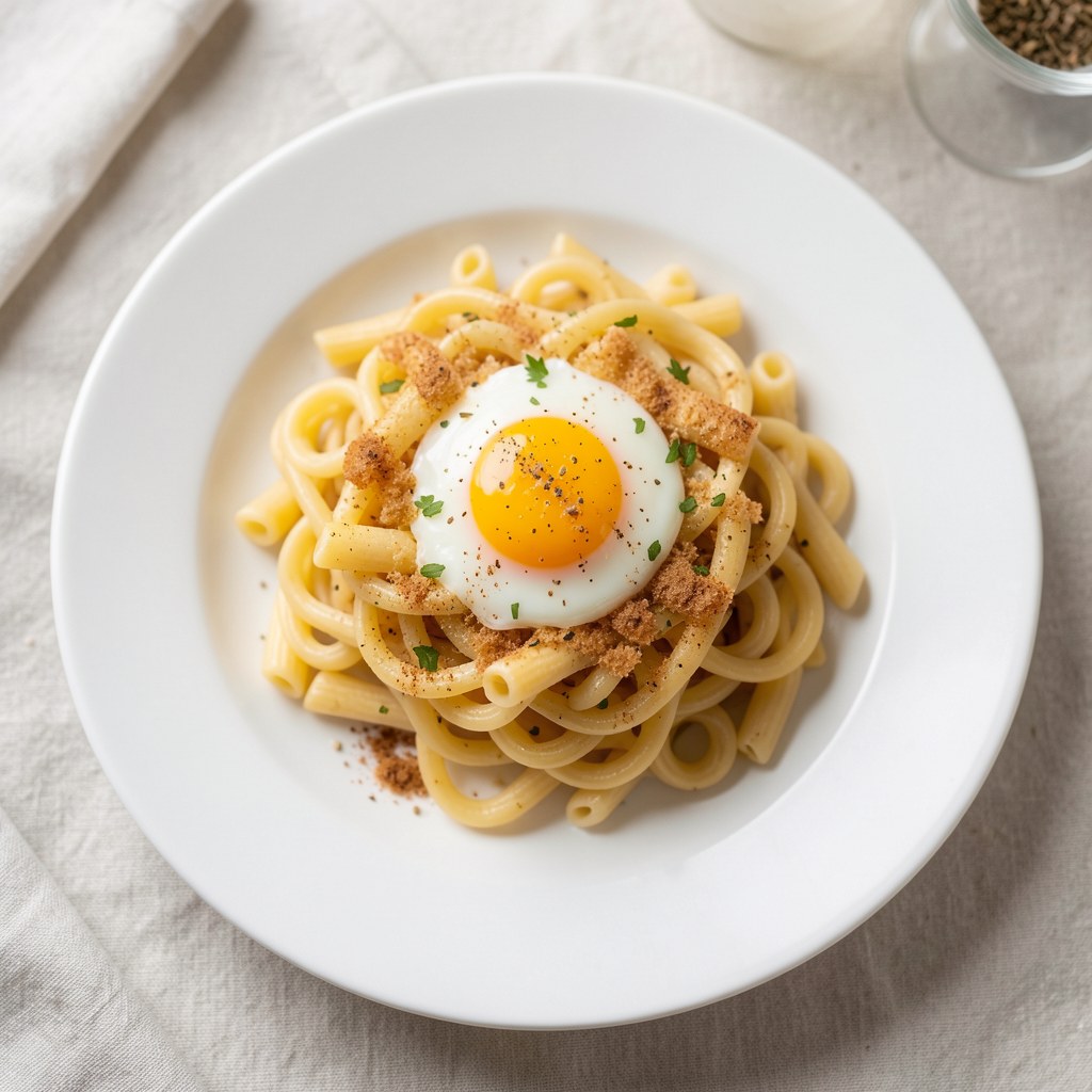 Makaron z jajkiem