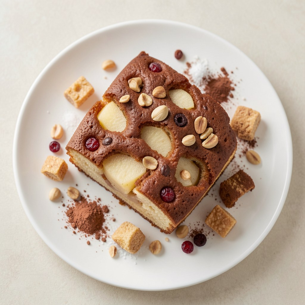 ciasto jabłkowe z bakaliami