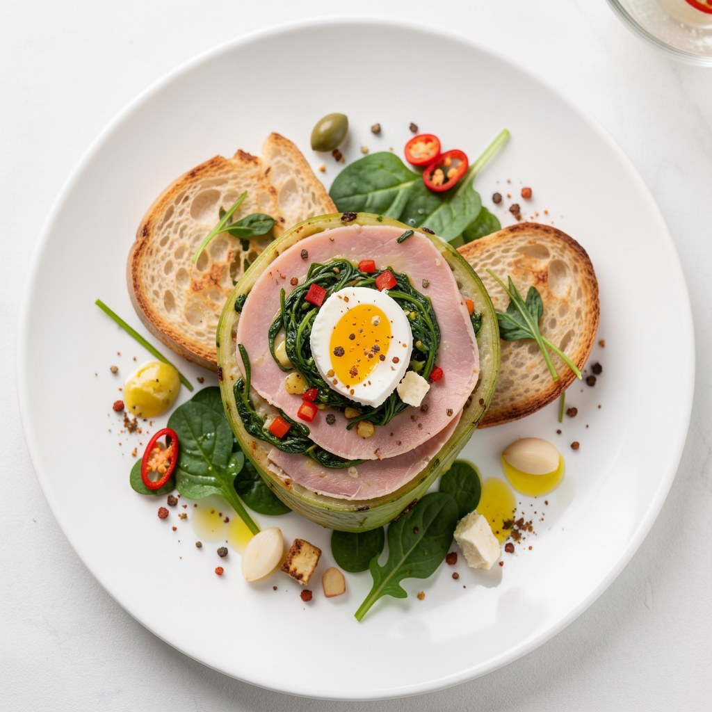 Szynka w zielonej skórupce