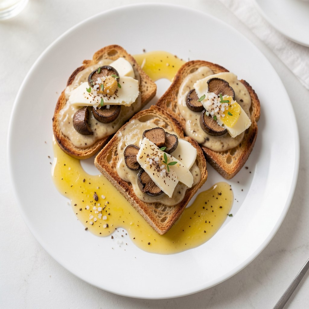 Trufle duszone z sosem miesnym