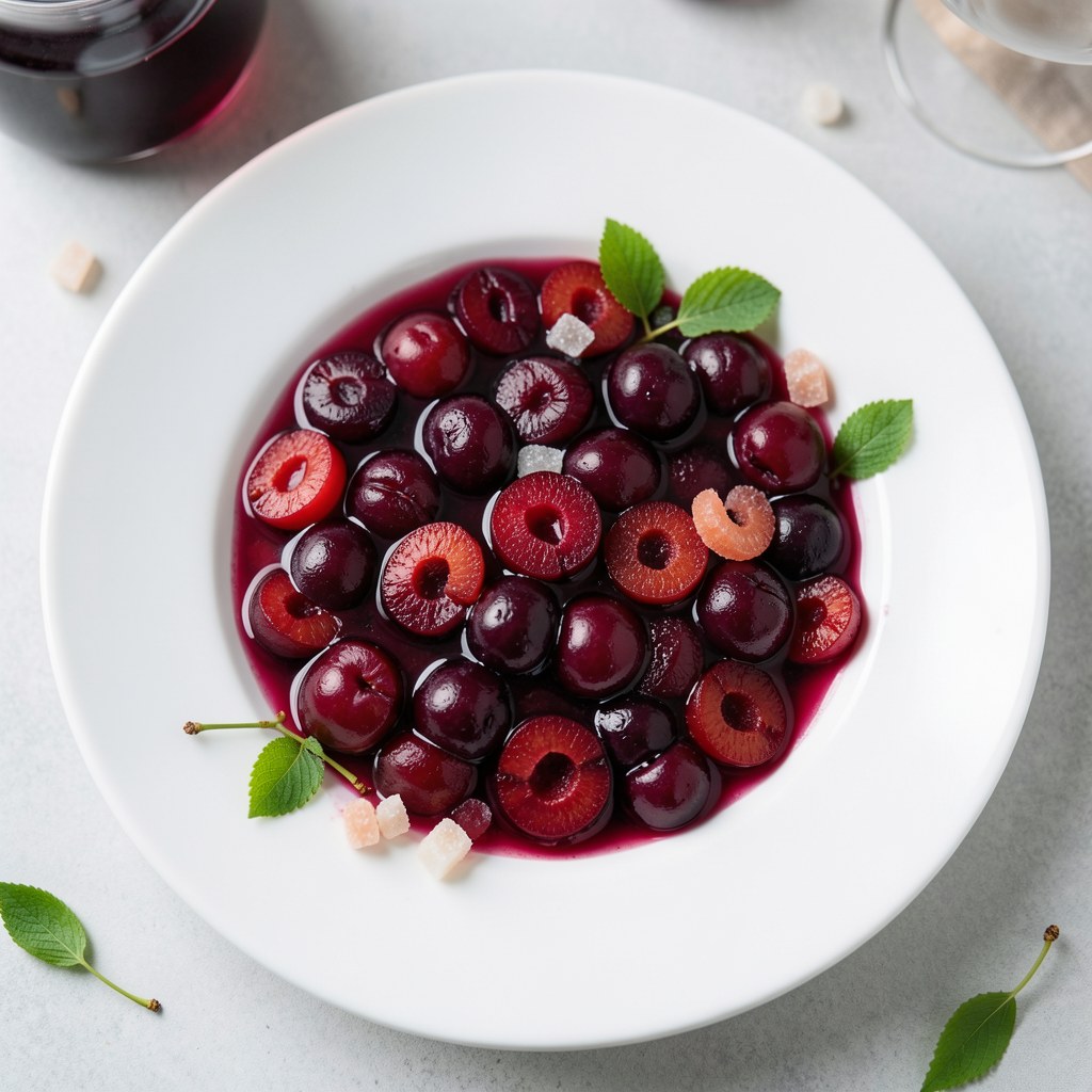 Kompot wiśniowo-porzeczkowy