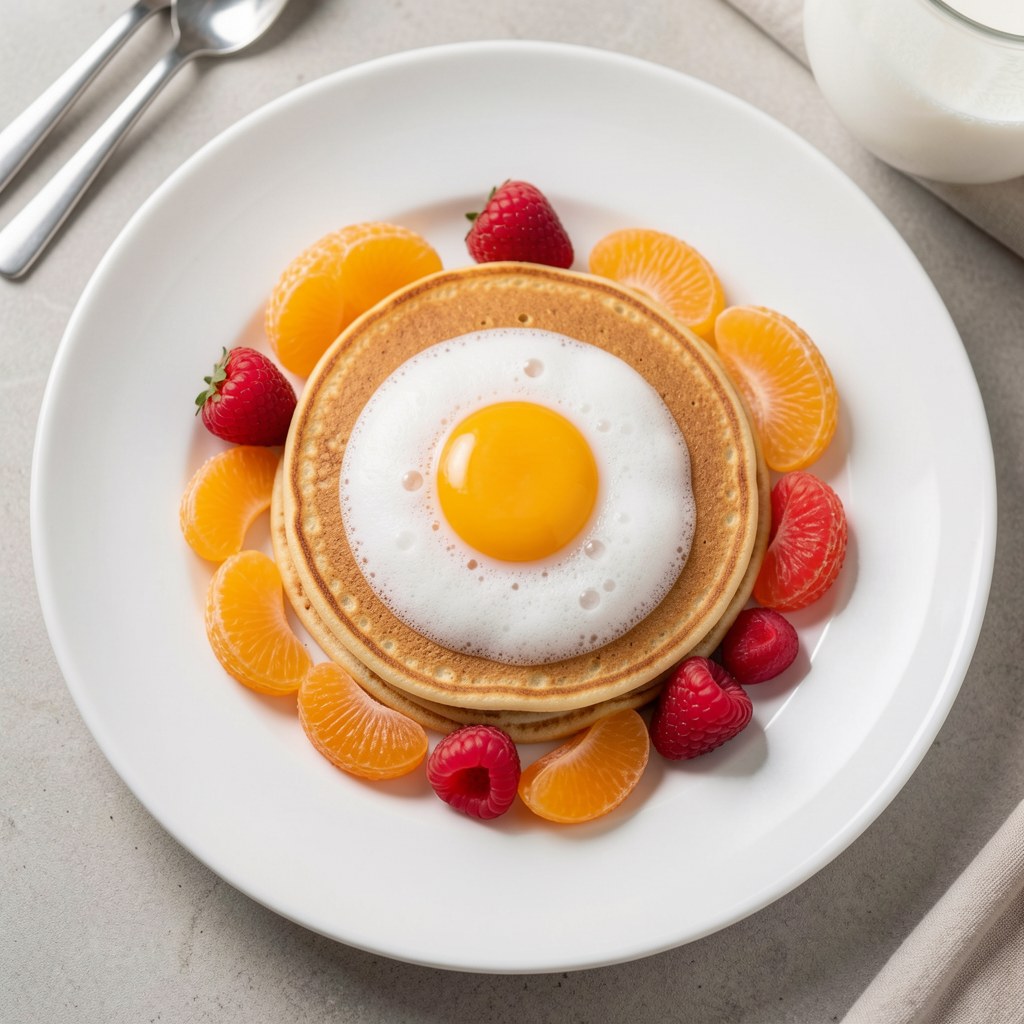 Naleśniki sojowe z nektarynkami