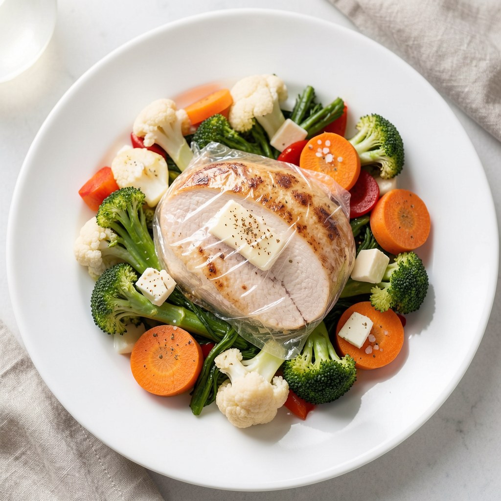 Pierś indycza w jarzynach