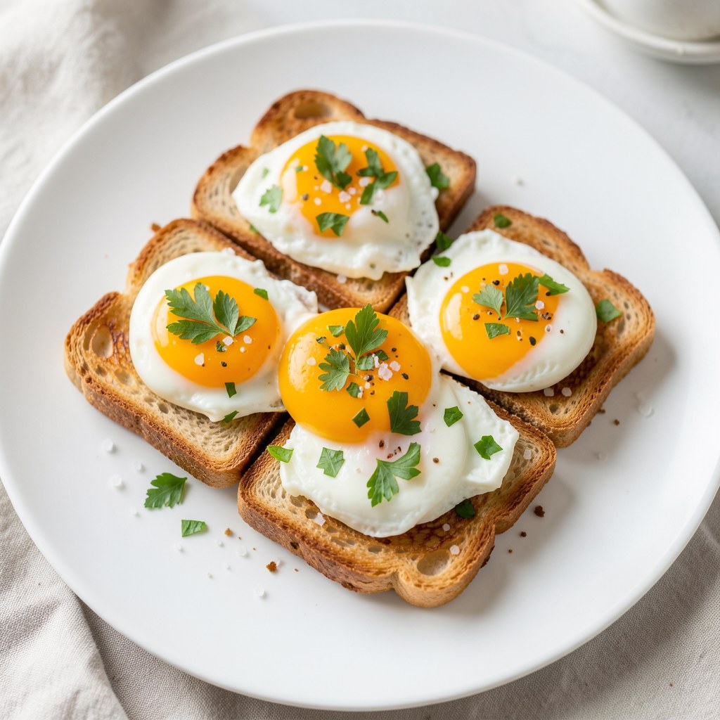 Jajka sadzone na grzan kach