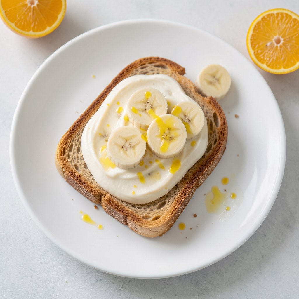 Tost z bananem