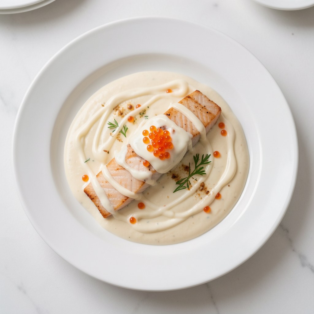 Sos z ikrą łososia