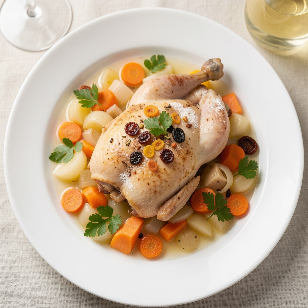 Kaczka w owocowo-warzywnym sosie