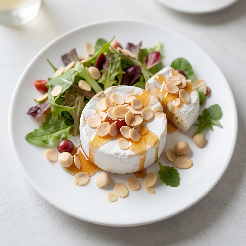 Camembert w migdałach