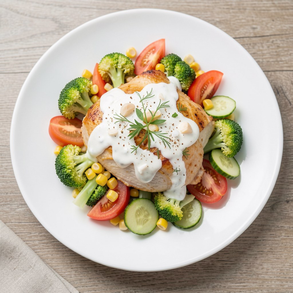 Przekąska z kurczaka i warzyw