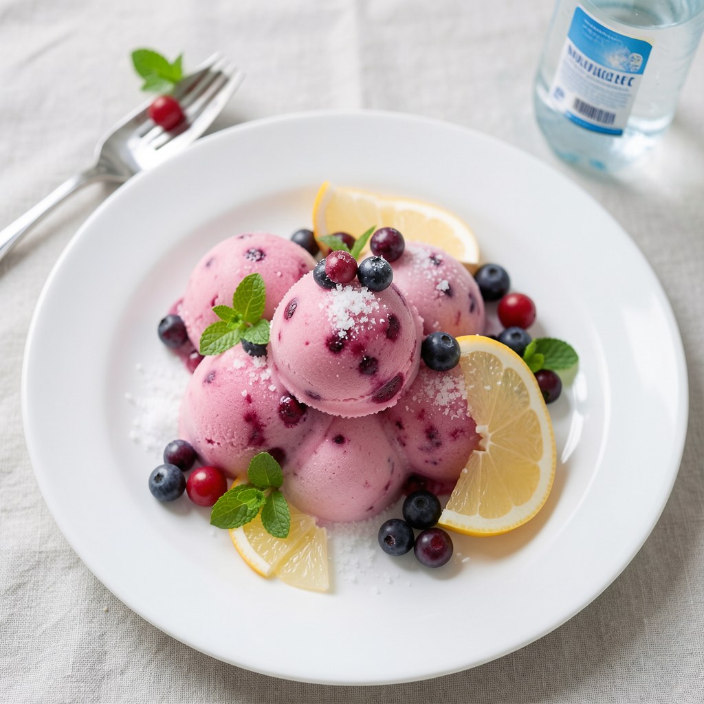 Sorbet jagodowy
