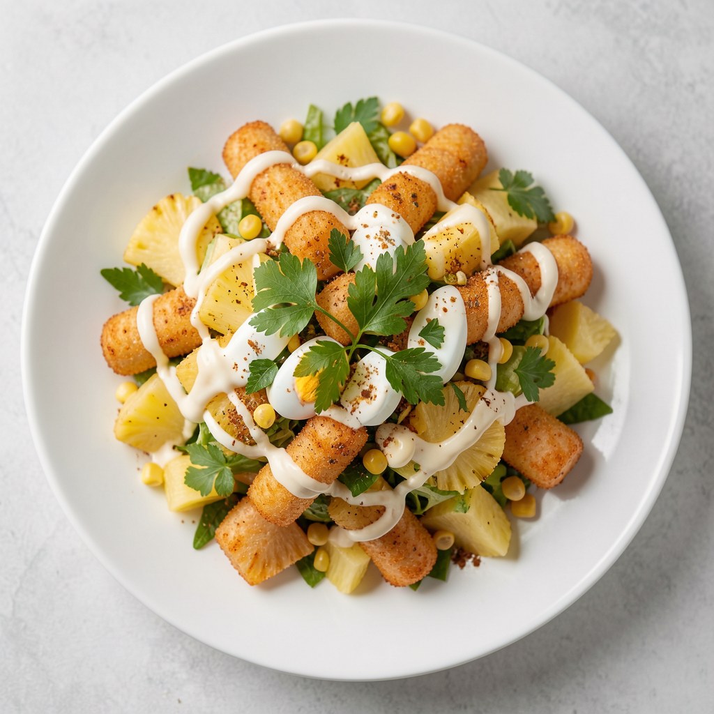 Salatka z paluszkami krabowymi II