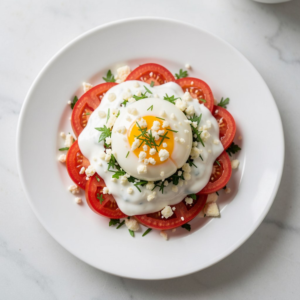 Surówka z pomidorów i jajek