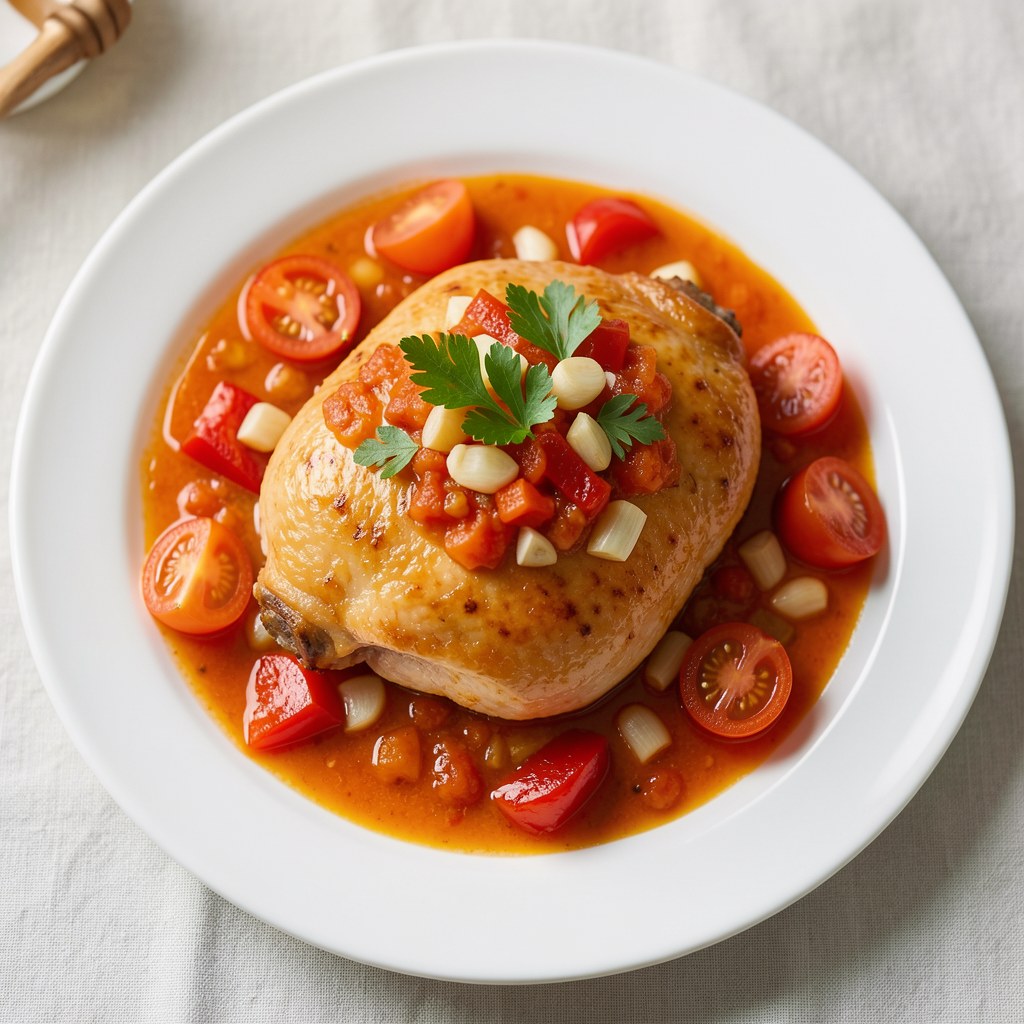 Kacze piersi w pomaranczowym sosie