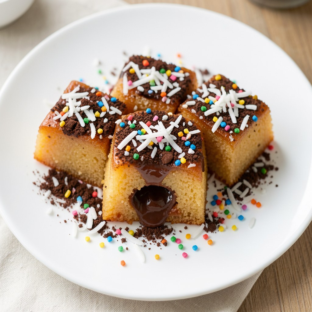 Budyń karmelowy z czekoladą