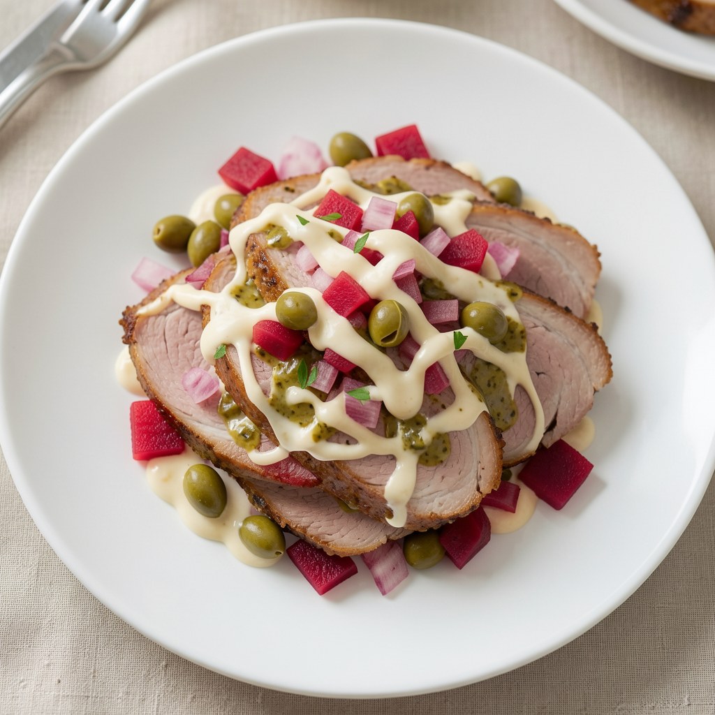 sos do wędlin z chrzanem