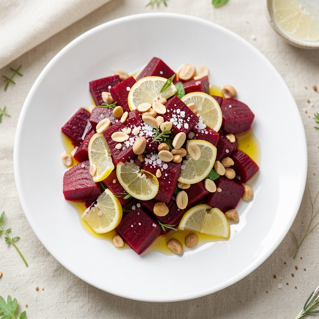 Sałatka z buraków i orzechów