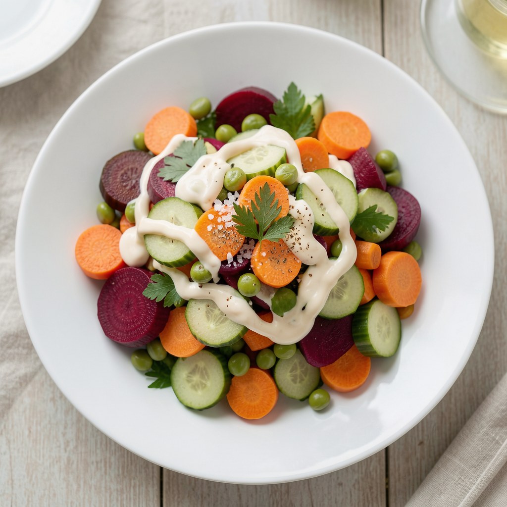 Sałatka z buraków i warzyw