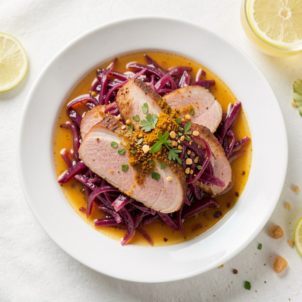 Szynka w czerwonej kapuscie