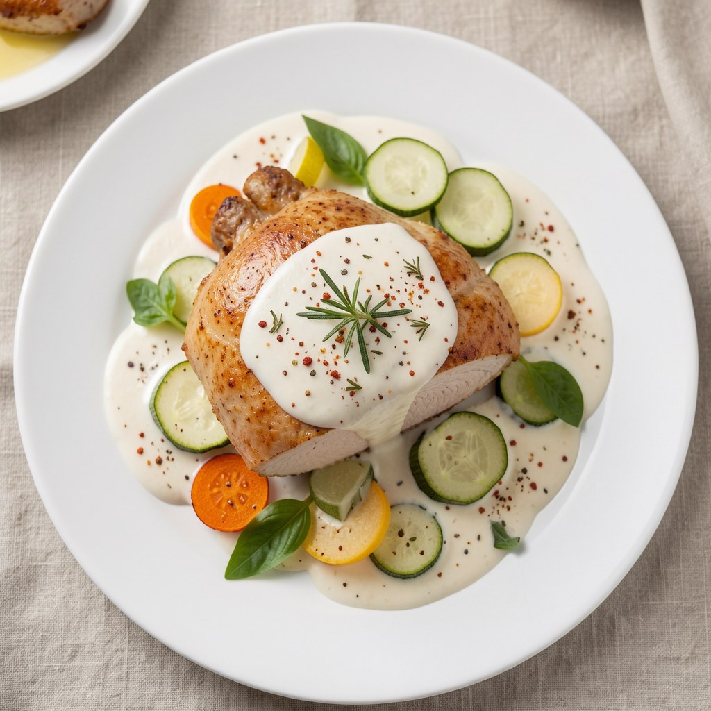 Pierś indyka z cukinią