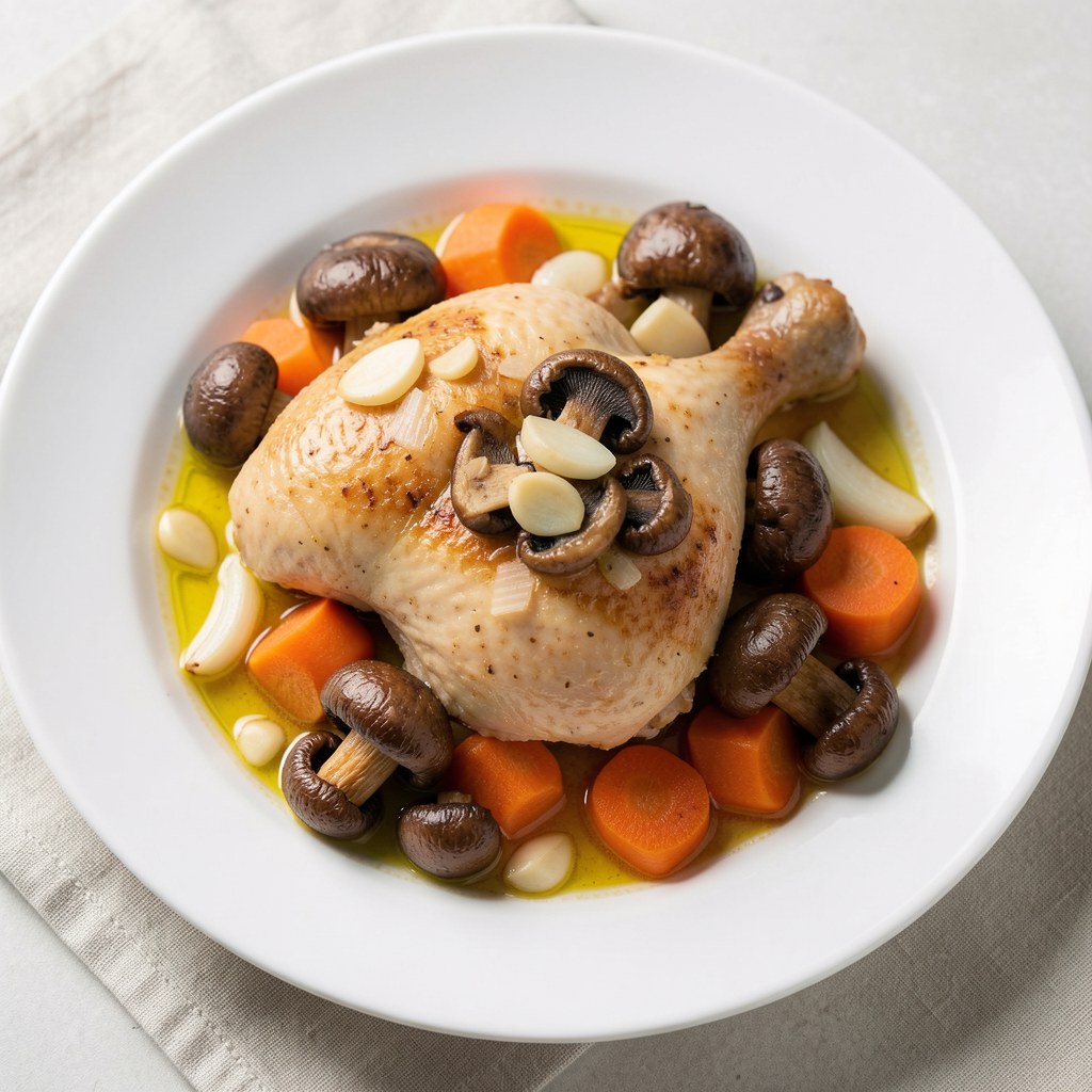 Kurczak duszony z warzywami