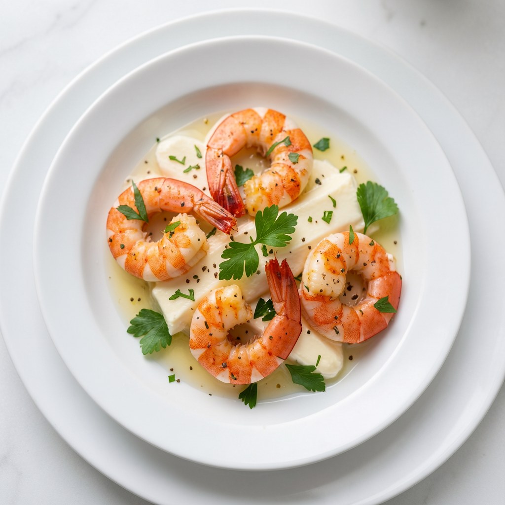 Krewetki na maśle