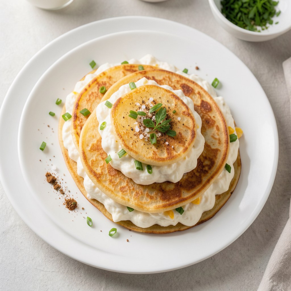 naleśniki z serem na słono